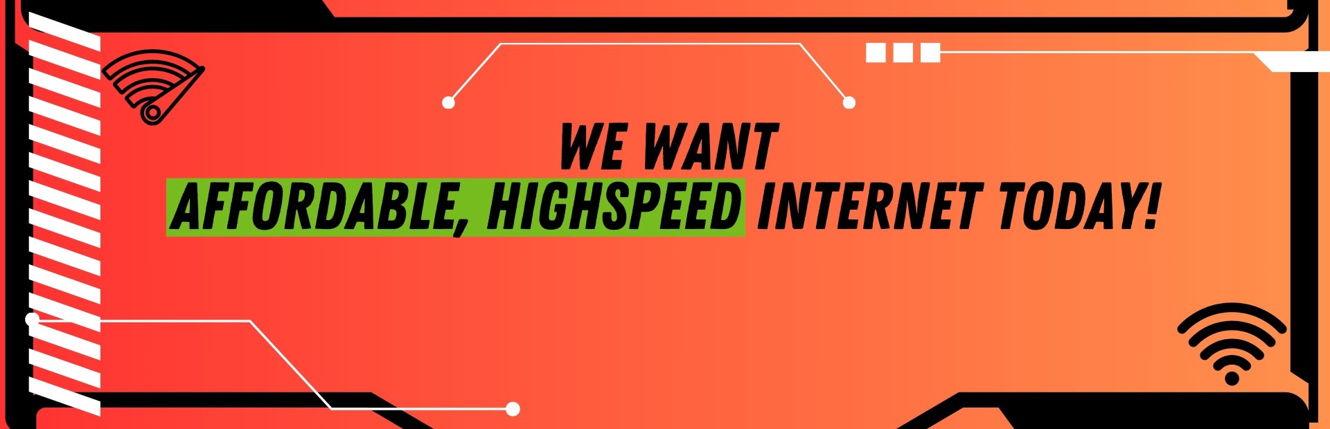 Sign on for fast, affordable internet!